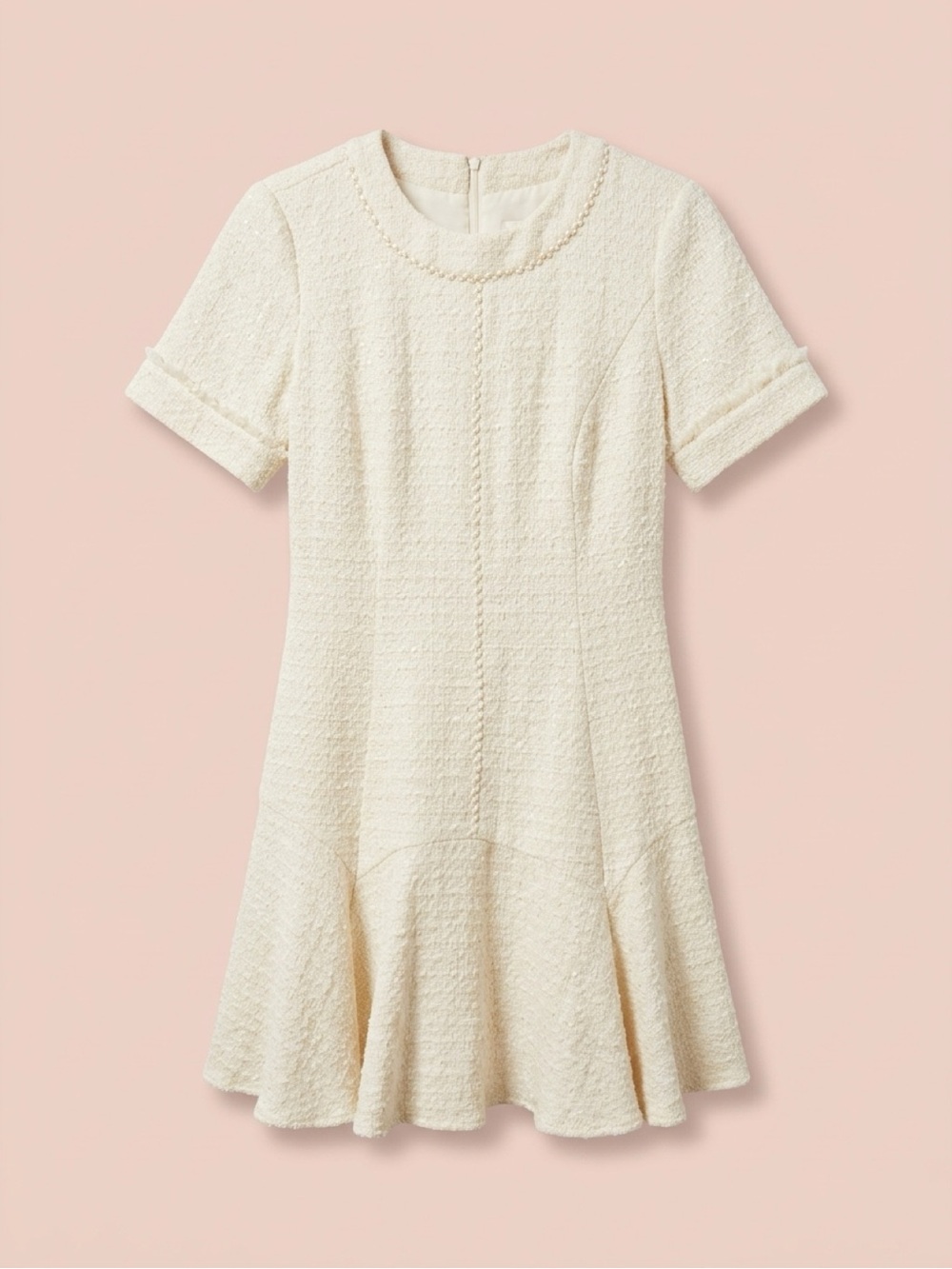 Shoshanna Webster mini tweed dress with metallic detail